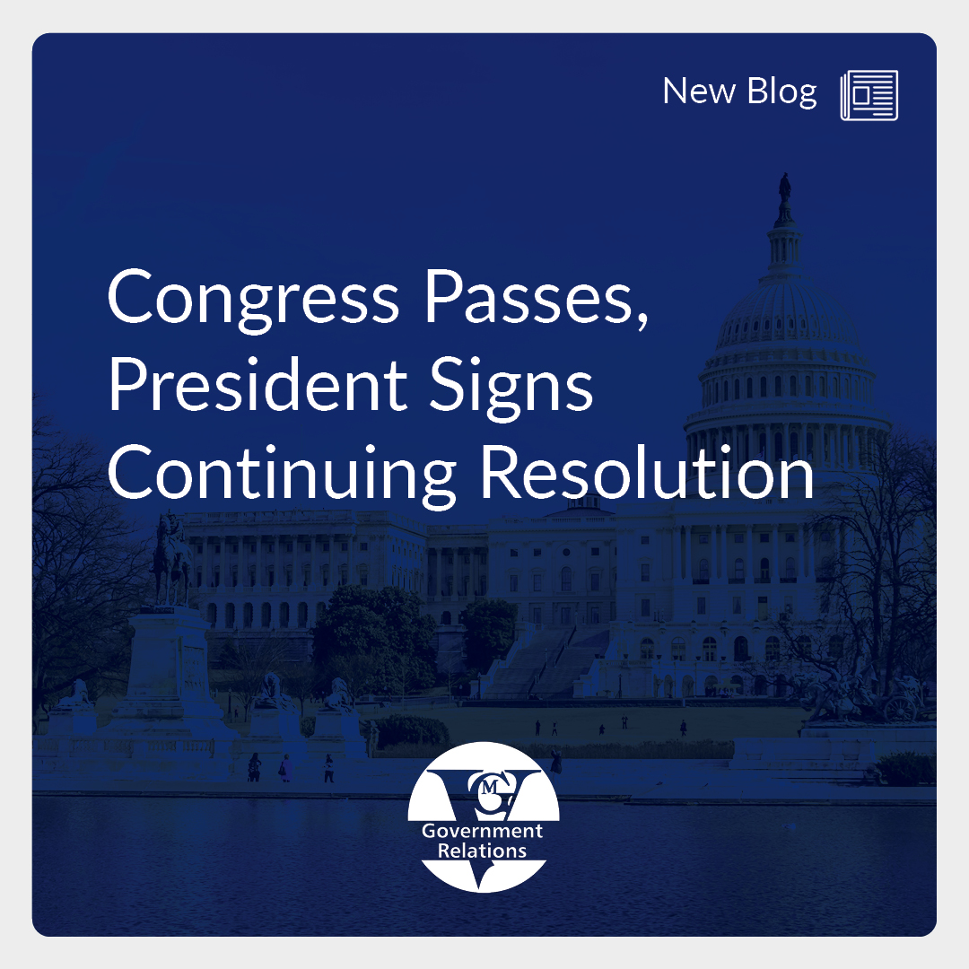 Congress Passes, President Signs Continuing Resolution thumbnail