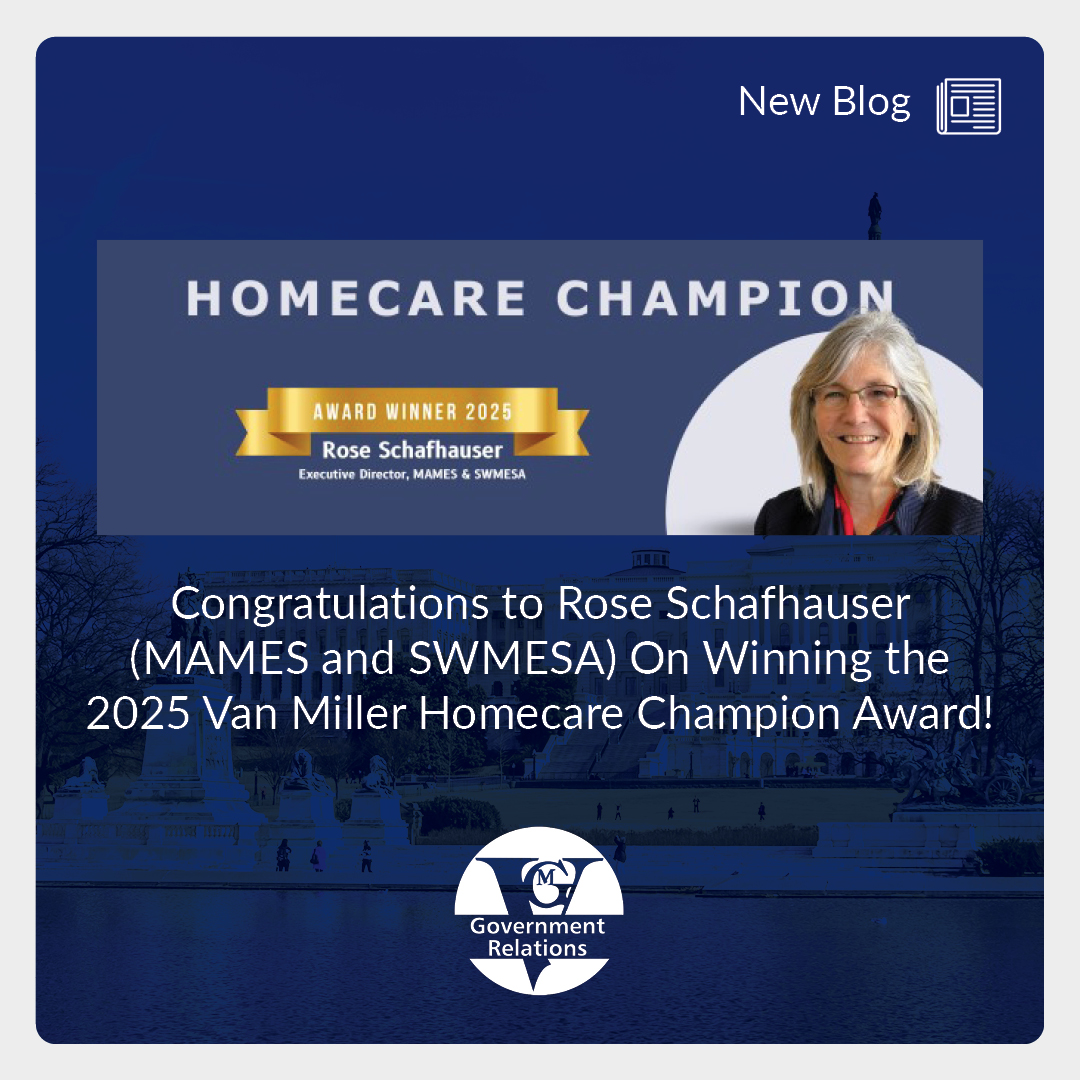 Congratulations to Rose Schafhauser (MAMES and SWMESA) On Winning the 2025 Van Miller Homecare Champion Award! thumbnail