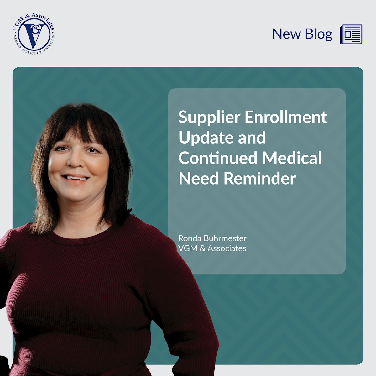 Supplier Enrollment Update and Continued Medical Need Reminder thumbnail